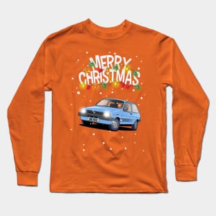 MG Metro festive christmas jumper design Long Sleeve T-Shirt